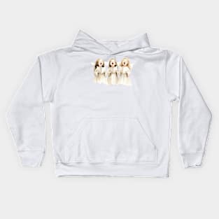 Cute Angels Singing Kids Hoodie